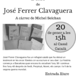 Presentació del diari de José Ferrer Clavaguera