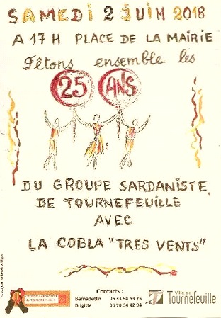 Ballade à Tournefeuille pour les 25 ans du Groupe Sardaniste de Tournefeuille